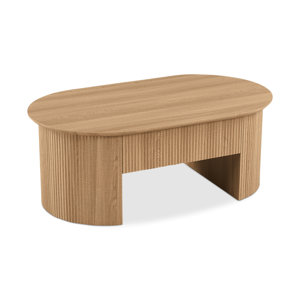 Salontafel PORTO Lift-Top Decor Eik Naturel 120x70