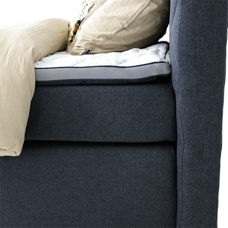 Boxspring DORTMUND 180x200 Antraciet