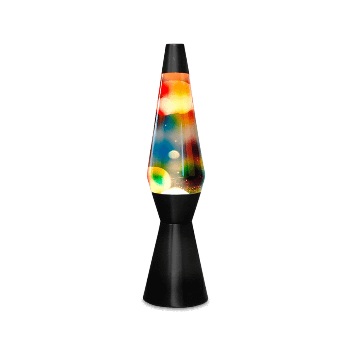 Lavalamp LAVIA Multicolor Voet Zwart