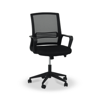 Bureaustoel MADS Mesh Zwart Bureaustoel MADS Mesh Zwart