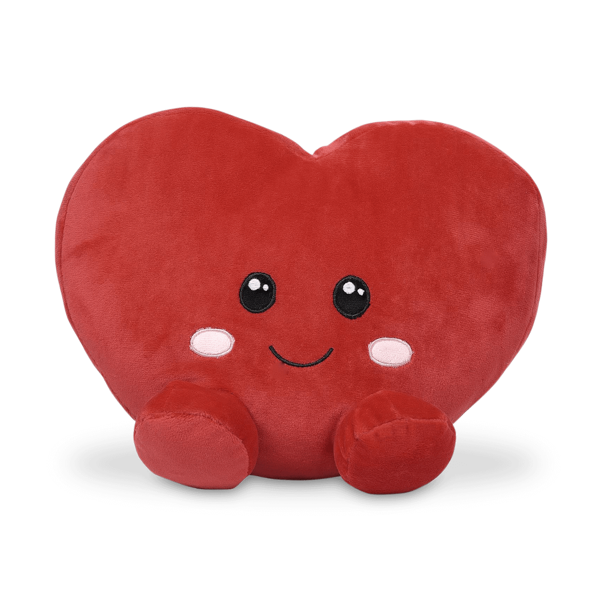 Pluche COEUR Hart Rood