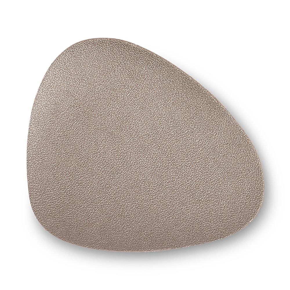 S/6 Glasonderzetter FLEOSTONE Stone Taupe