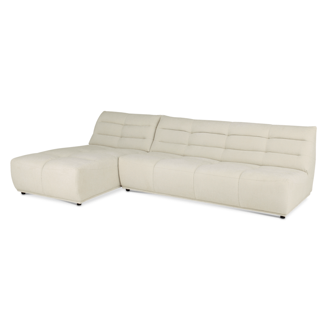 Hoeksalon KODO Modulaire Longchair Links Beige Hoeksalon KODO Modulaire Longchair Links Beige