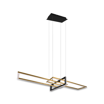 Hanglamp SALINAS Met. Mat Messing Hanglamp SALINAS Met. Mat Messing