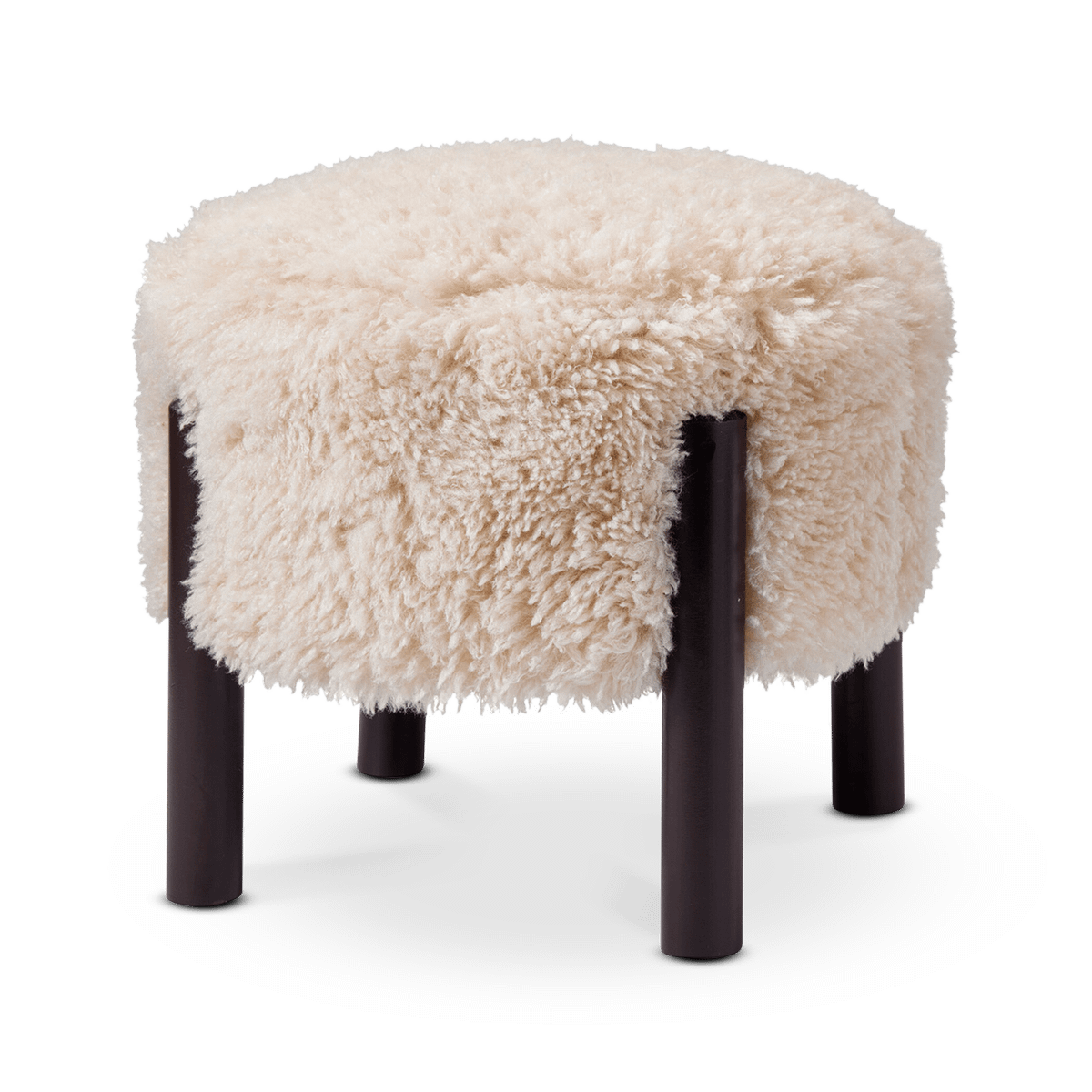 Pouf KEMALA Kunstvacht Beige