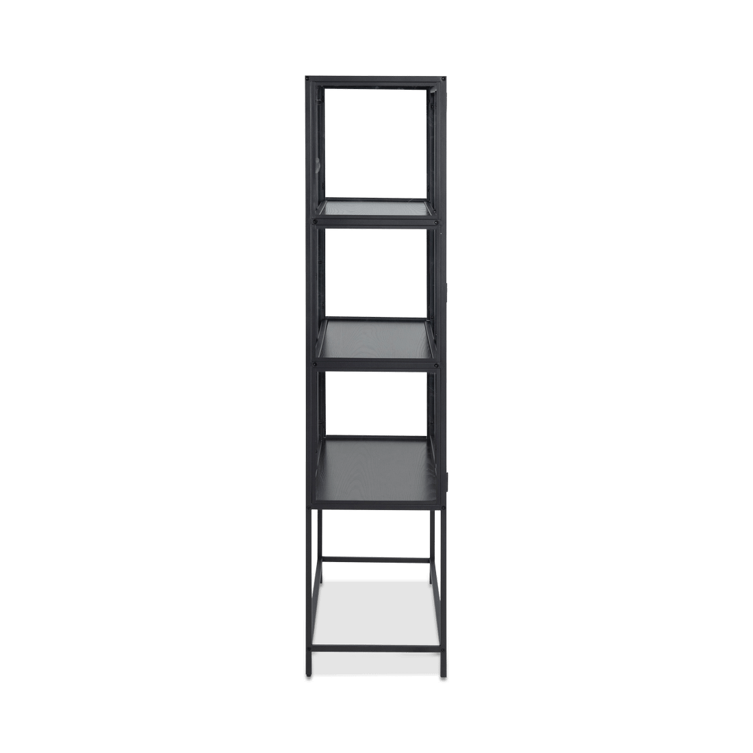 Vitrinekast BOKSKAP Ash Black B77 Vitrinekast BOKSKAP Ash Black B77