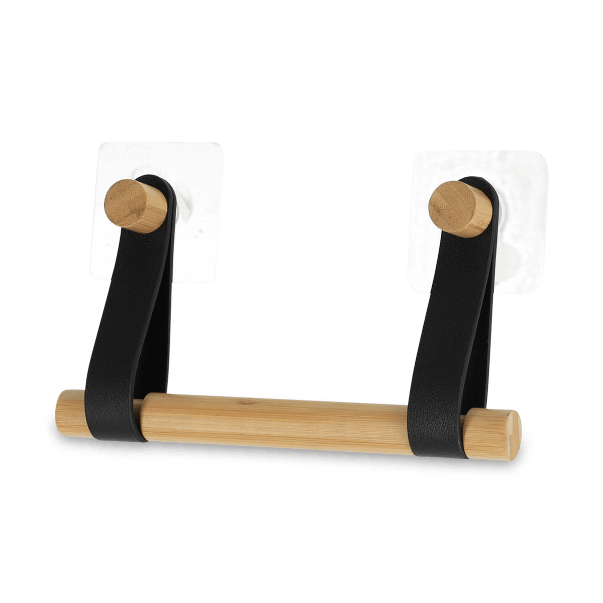 WC-Rolhouder TAINE Bamboe/Zwart