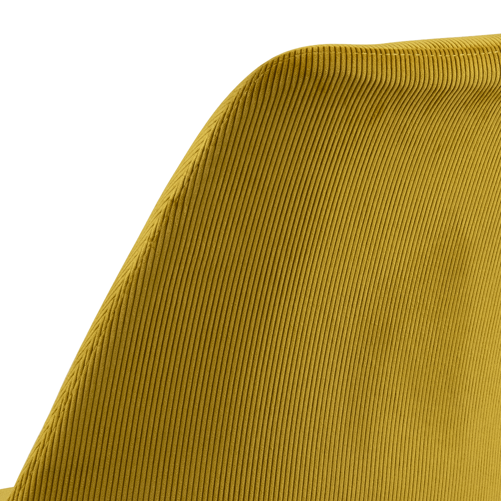 Kuipstoel KORDELIO Wind fabric yellow 90