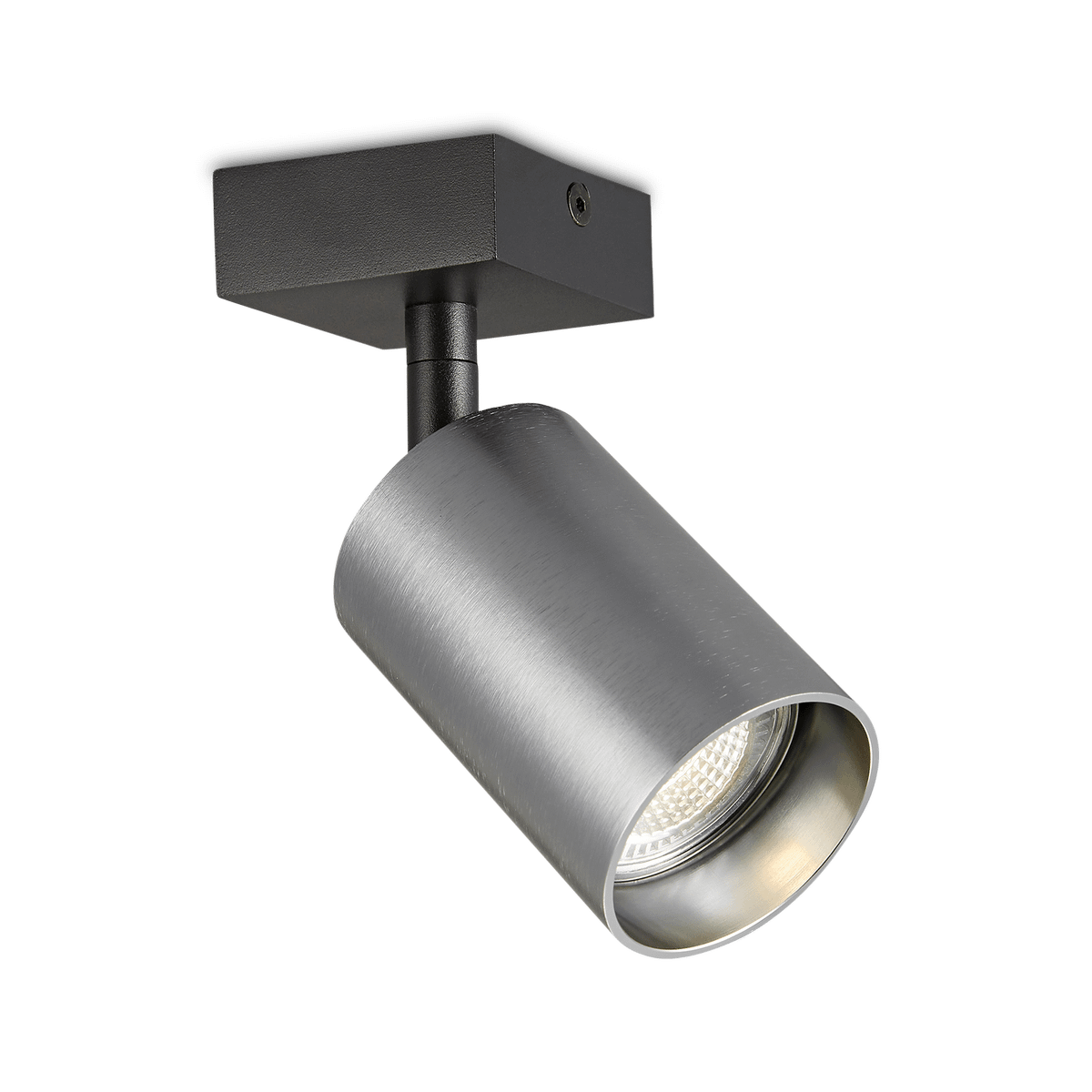 Spot TABOO 1Del. Zwart/Staal