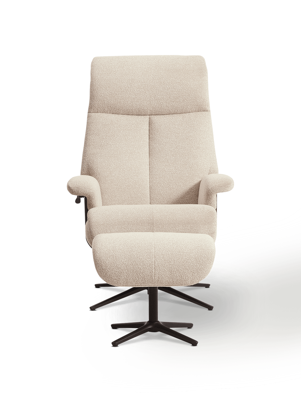 Draaistoel Toriel Beige/Zwart
