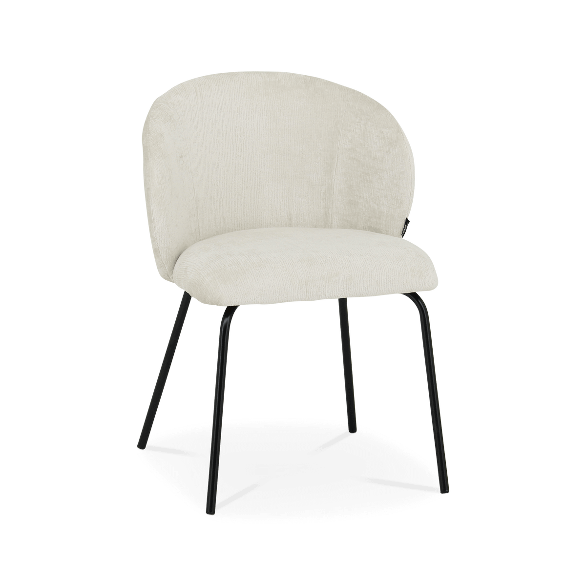 Stoel YENER Coconut Pt Zwart