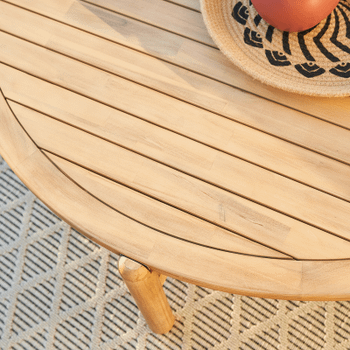 Salontafel TRAPANI Ø120 Acacia Salontafel TRAPANI Ø120 Acacia