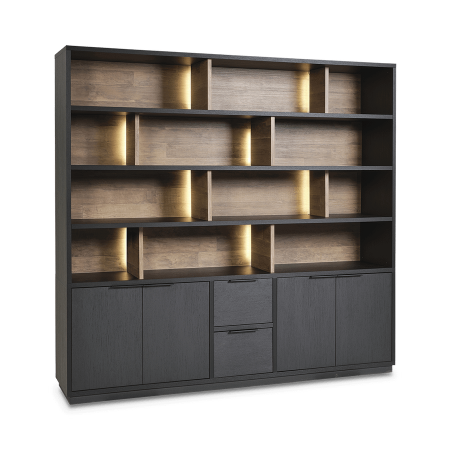 Wandkast TOSCANA Elegant Zwart B207 Wandkast TOSCANA Elegant Zwart B207