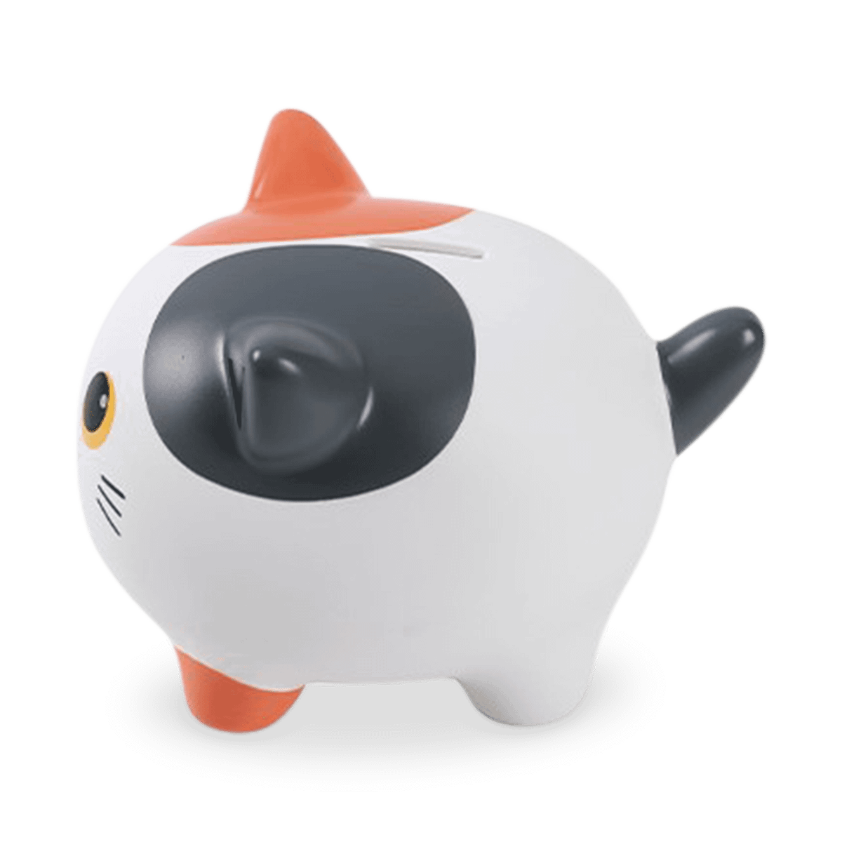 Spaarpot ORANGE CAT Wit