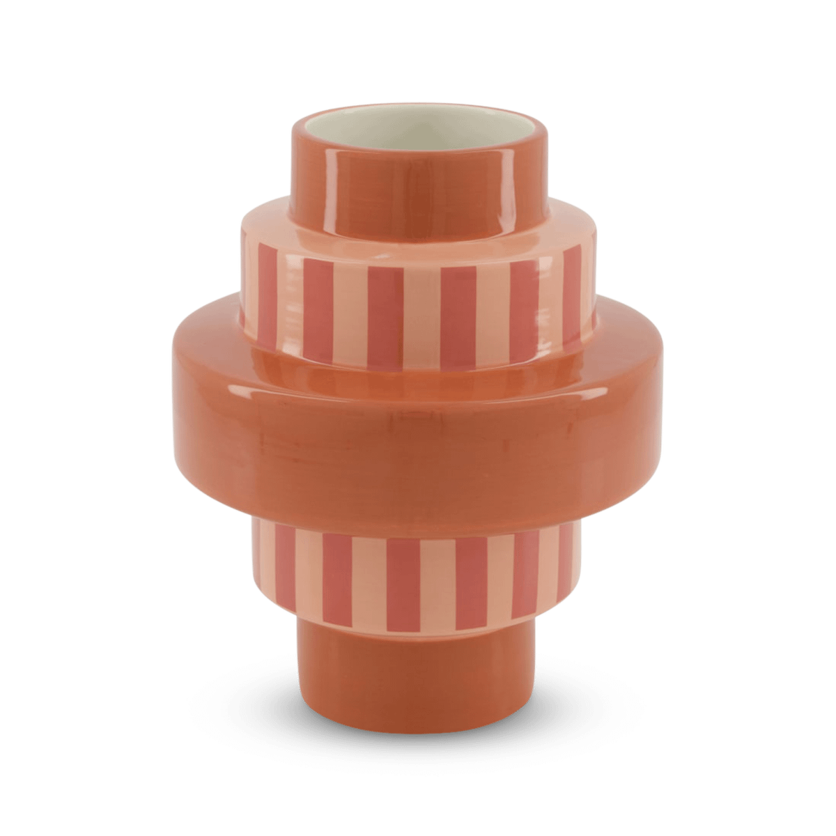 Vaas UELI Keramiek Roze/Rood