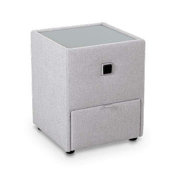 Nachttafel ASTEN Stof 474/09 Lichtgrijs Nachttafel ASTEN Stof 474/09 Lichtgrijs