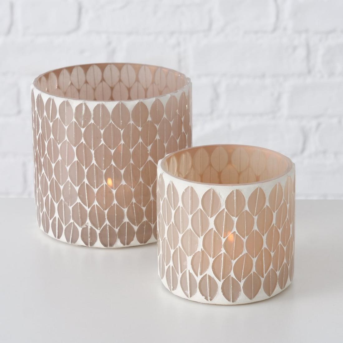 Windlicht LEPIDA Glas Wit M Windlicht LEPIDA Glas Wit M