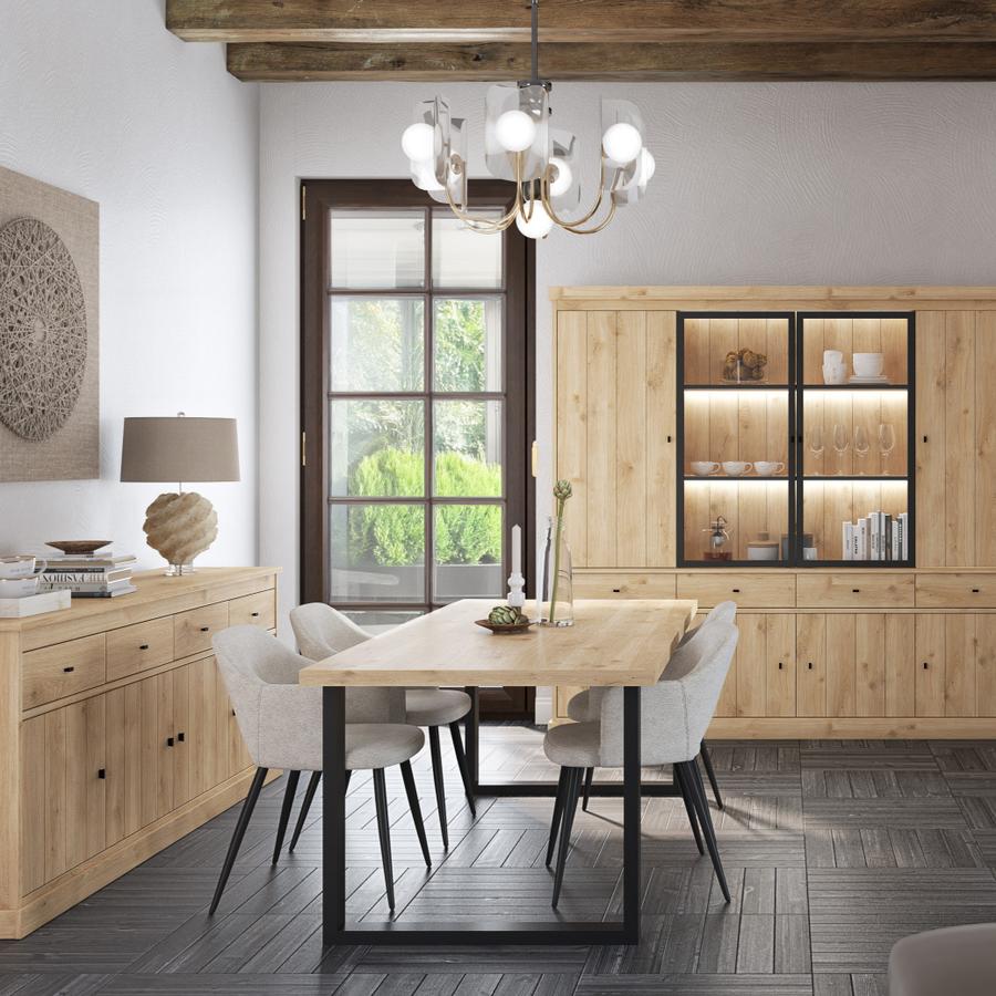 Eettafel CASTELLO Lichte Eik 180x98 Eettafel CASTELLO Lichte Eik 180x98