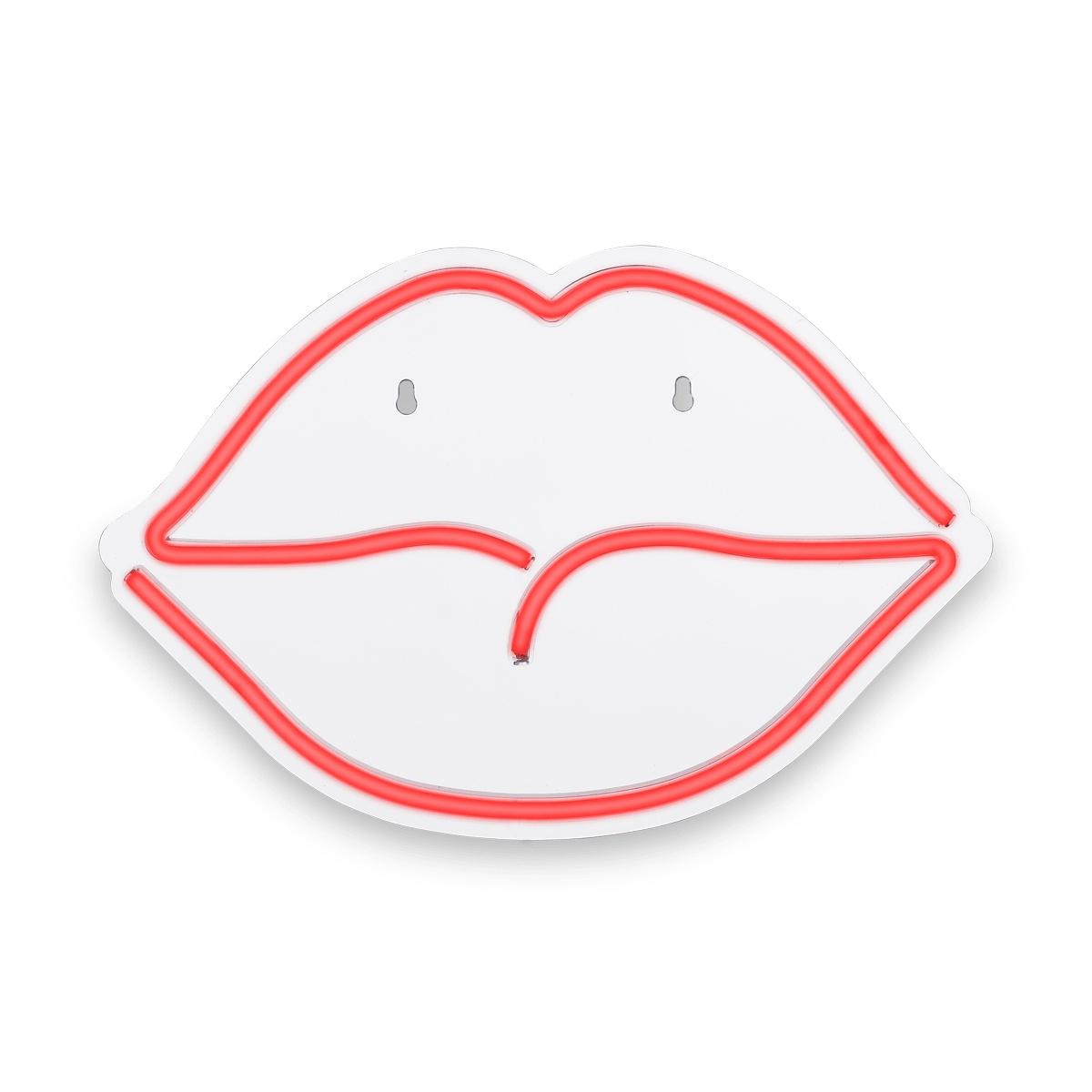 Wandlamp LIPS Neon Rood