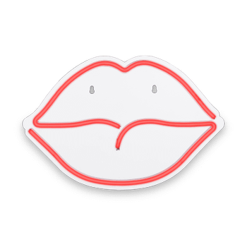 Wandlamp LIPS Neon Rood Wandlamp LIPS Neon Rood