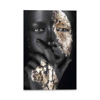 Canvas REI Woman Gold Hand 60x90 Canvas REI Woman Gold Hand 60x90