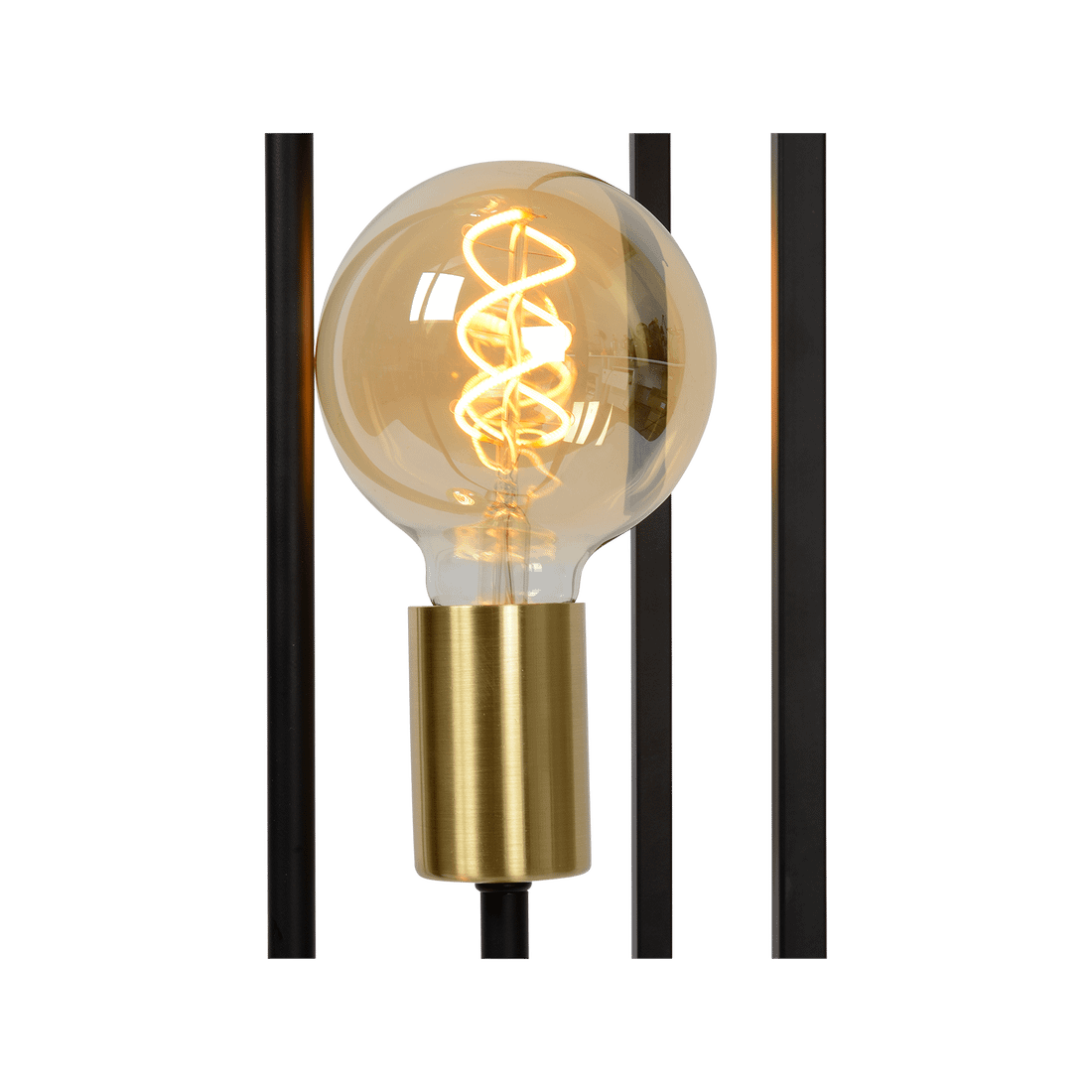 Vloerlamp RUBEN 3del. Zwart/Goud Vloerlamp RUBEN 3del. Zwart/Goud