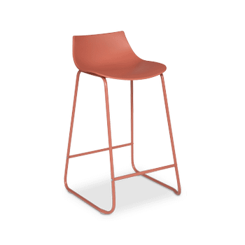 Barkruk LUPIN Metaal Terracotta Barkruk LUPIN Metaal Terracotta