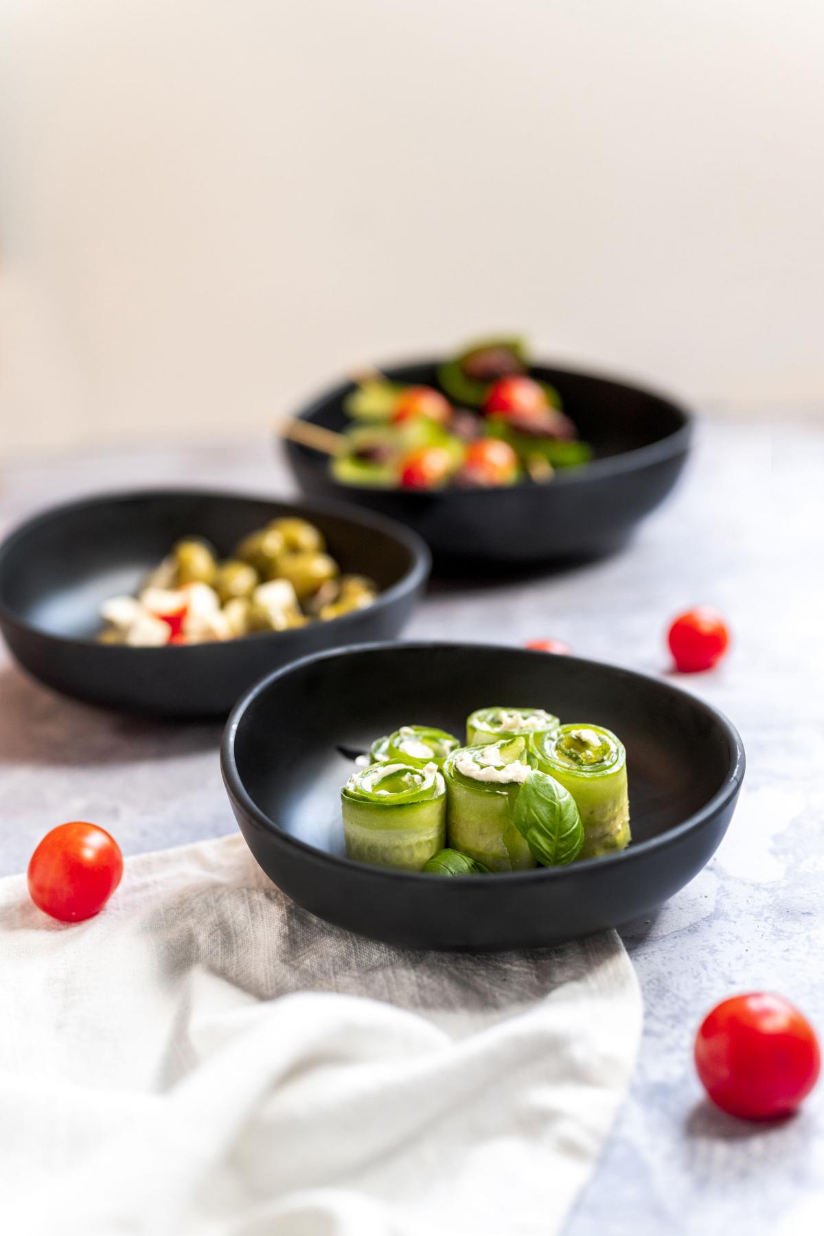 Kom BLACKSTONE 20.8 Melamine Zwart