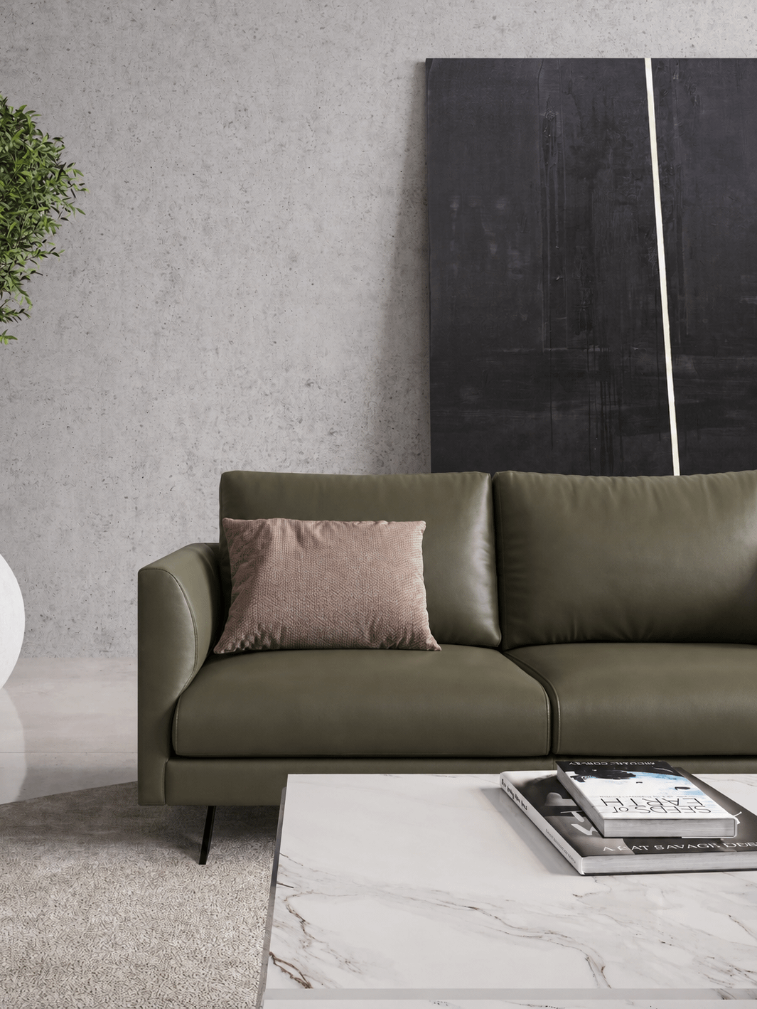 4-zit Diva Leder B227