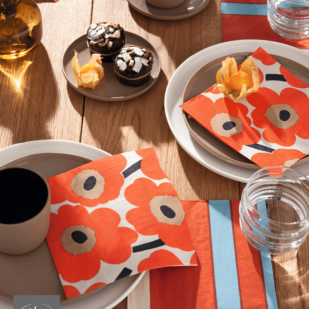 Servet UNIKKO S/20 Oranje/Groen
