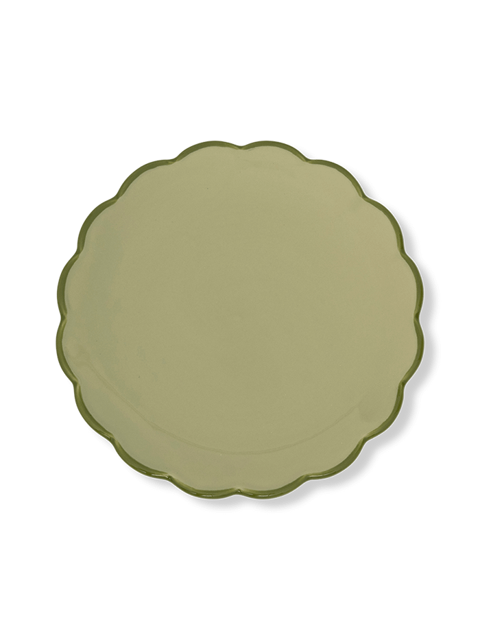 Bord Good Morning Pastelgroen Ø17 cm