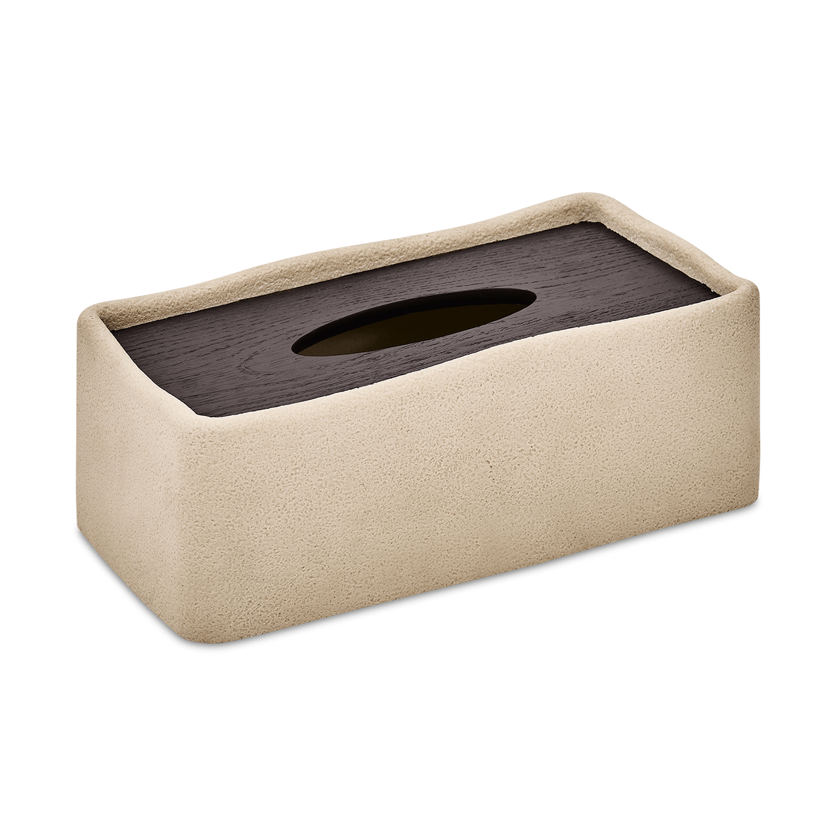 Zakdoekdoos HOLEZO Poly Beige/Bruin