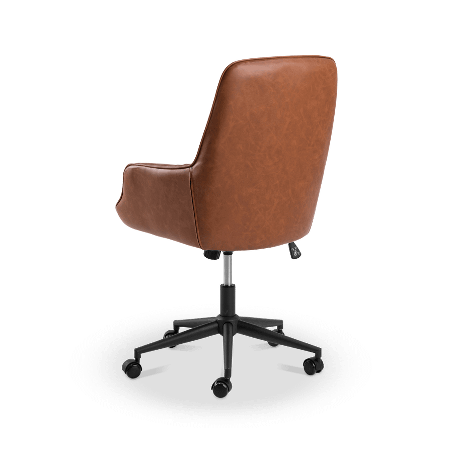 Bureaustoel HANNES PU Retro Brandy Bureaustoel HANNES PU Retro Brandy