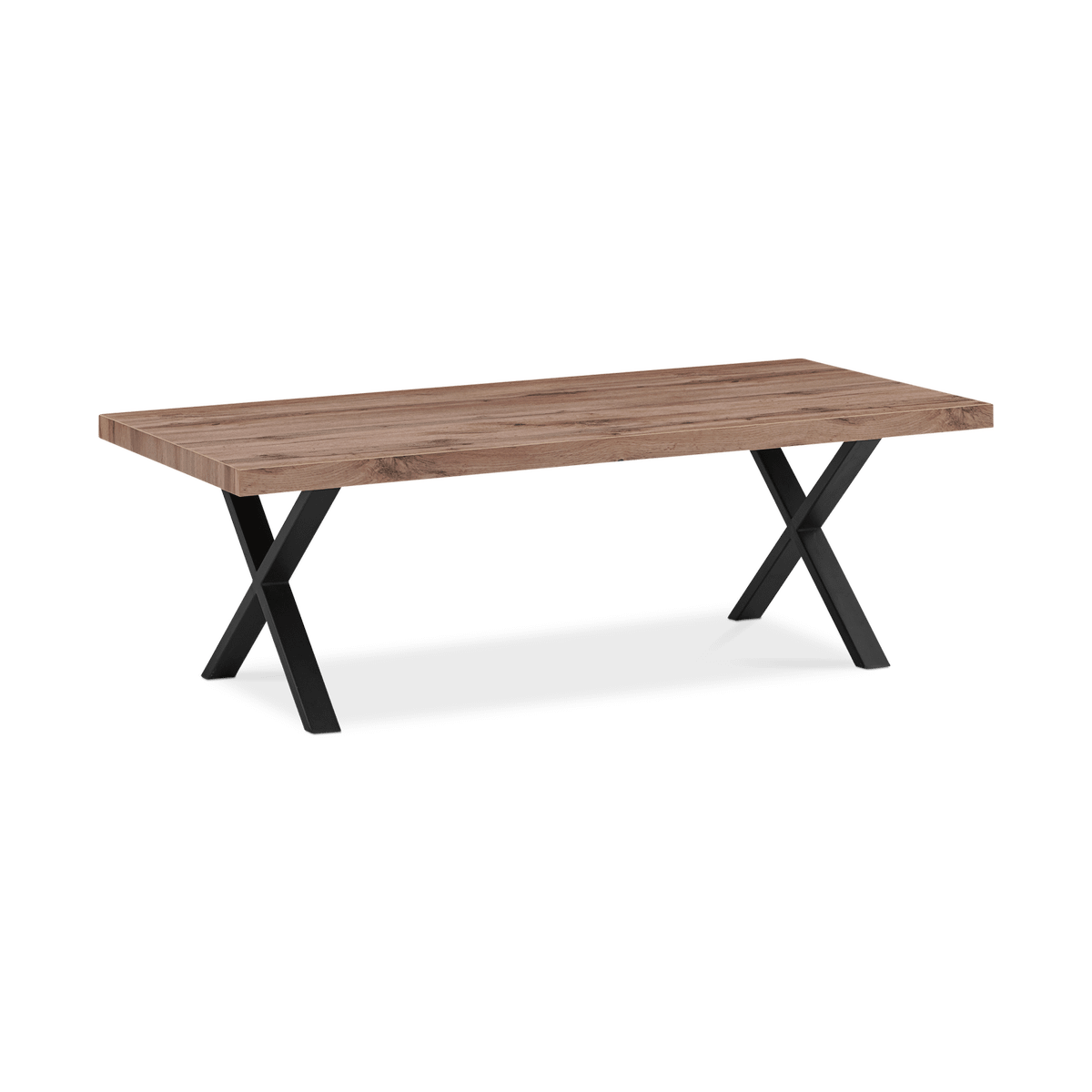 Salontafel DELPHINE Rechthoekig 130x65 X-Poot