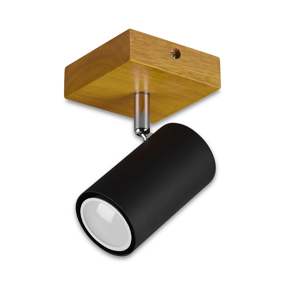 Spot MARLEY 1-Delig Hout/Metaal Zwart Spot MARLEY 1-Delig Hout/Metaal Zwart