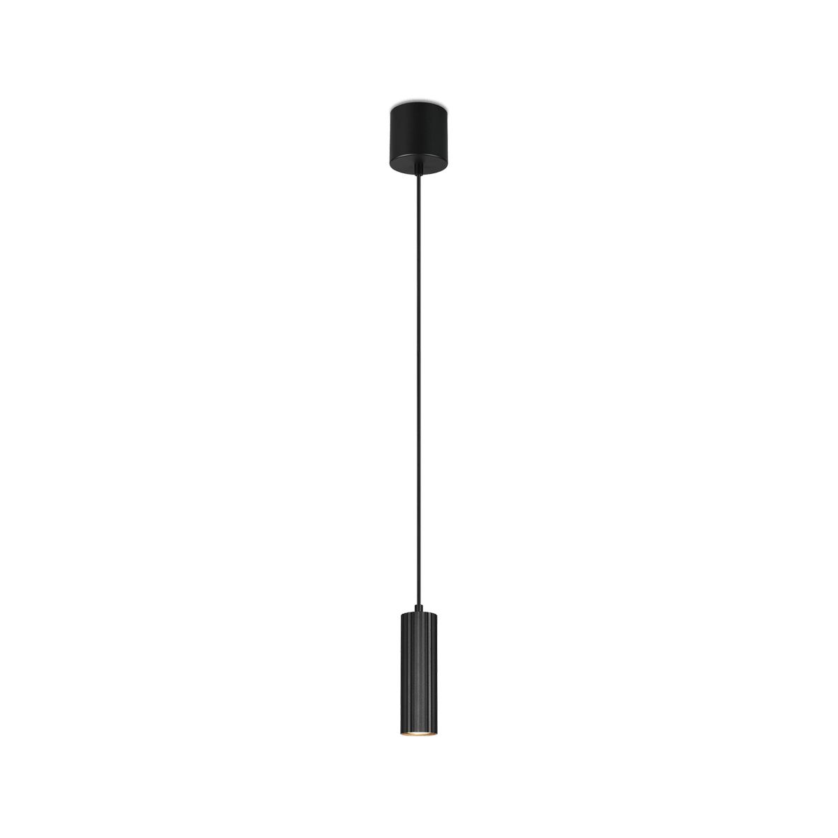 Hanglamp SOKA 1Del. Metaal Zwart