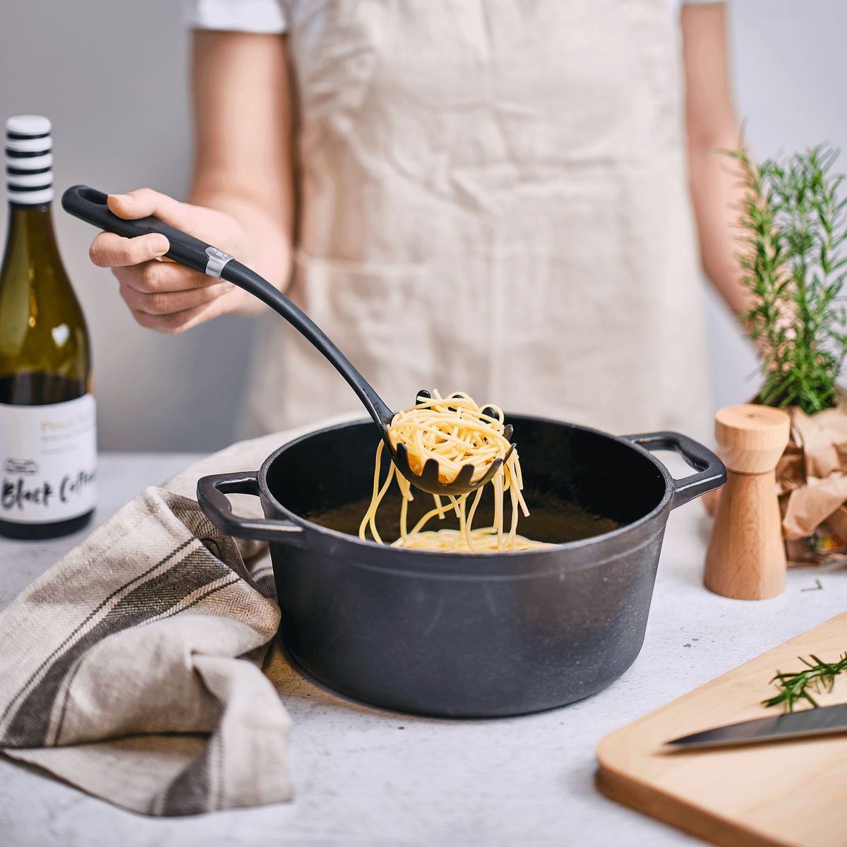 Pastalepel DAYLIA Nylon Zwart