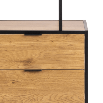 Boekenrek BOKSKAP Wild Assym. Oak B77 Boekenrek BOKSKAP Wild Assym. Oak B77