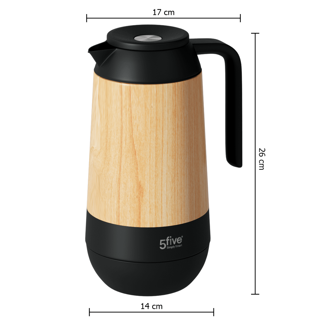 Isoleerkan ISIA 1L Zwart/Houtlook Isoleerkan ISIA 1L Zwart/Houtlook