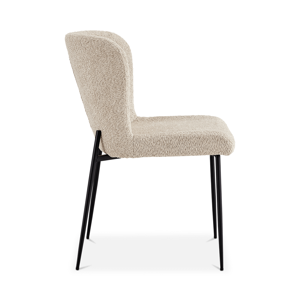 Stoel DORIEN Bouclé Beige