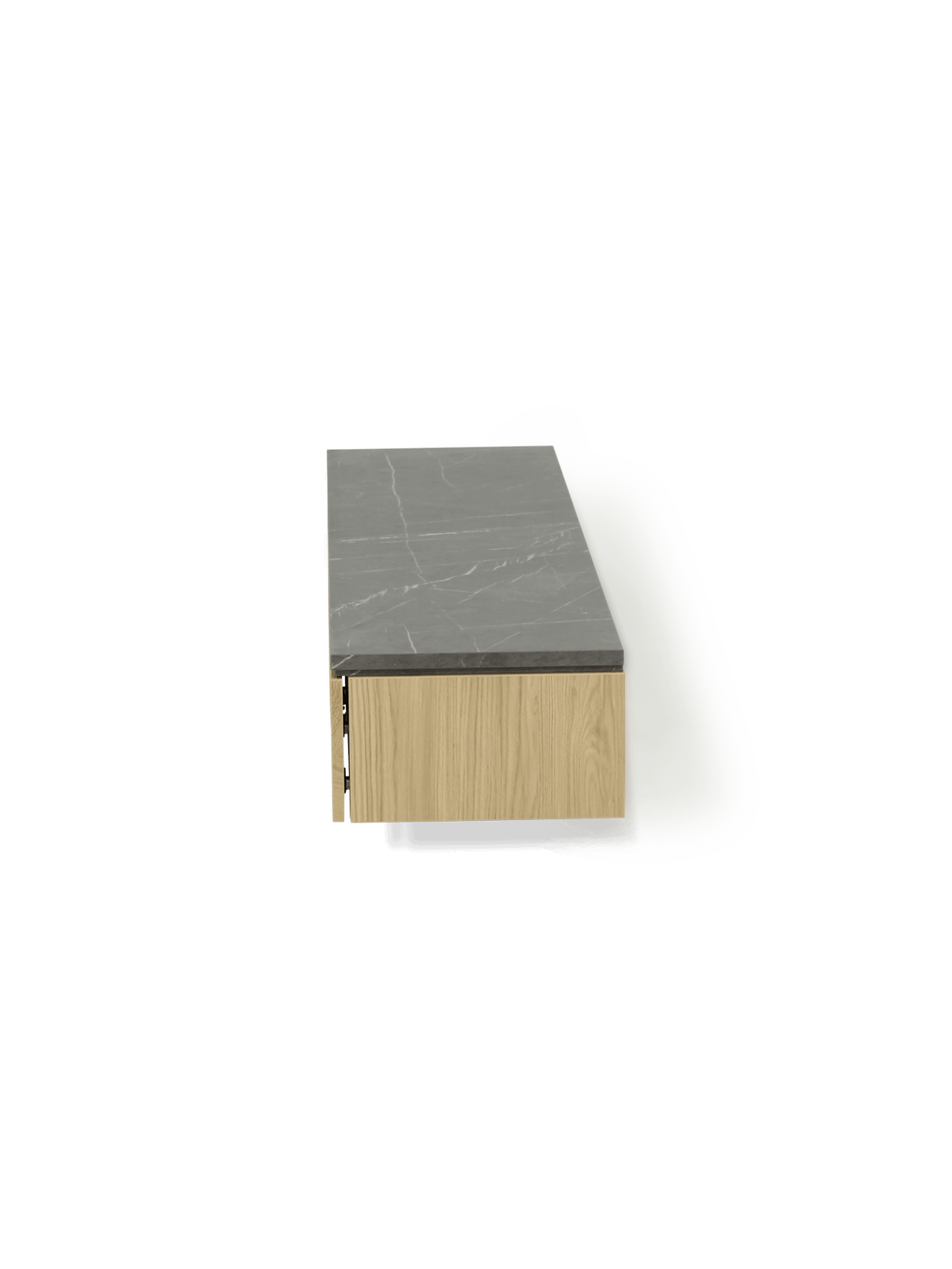 TV-module Milton in Blonde Oak/Pedra