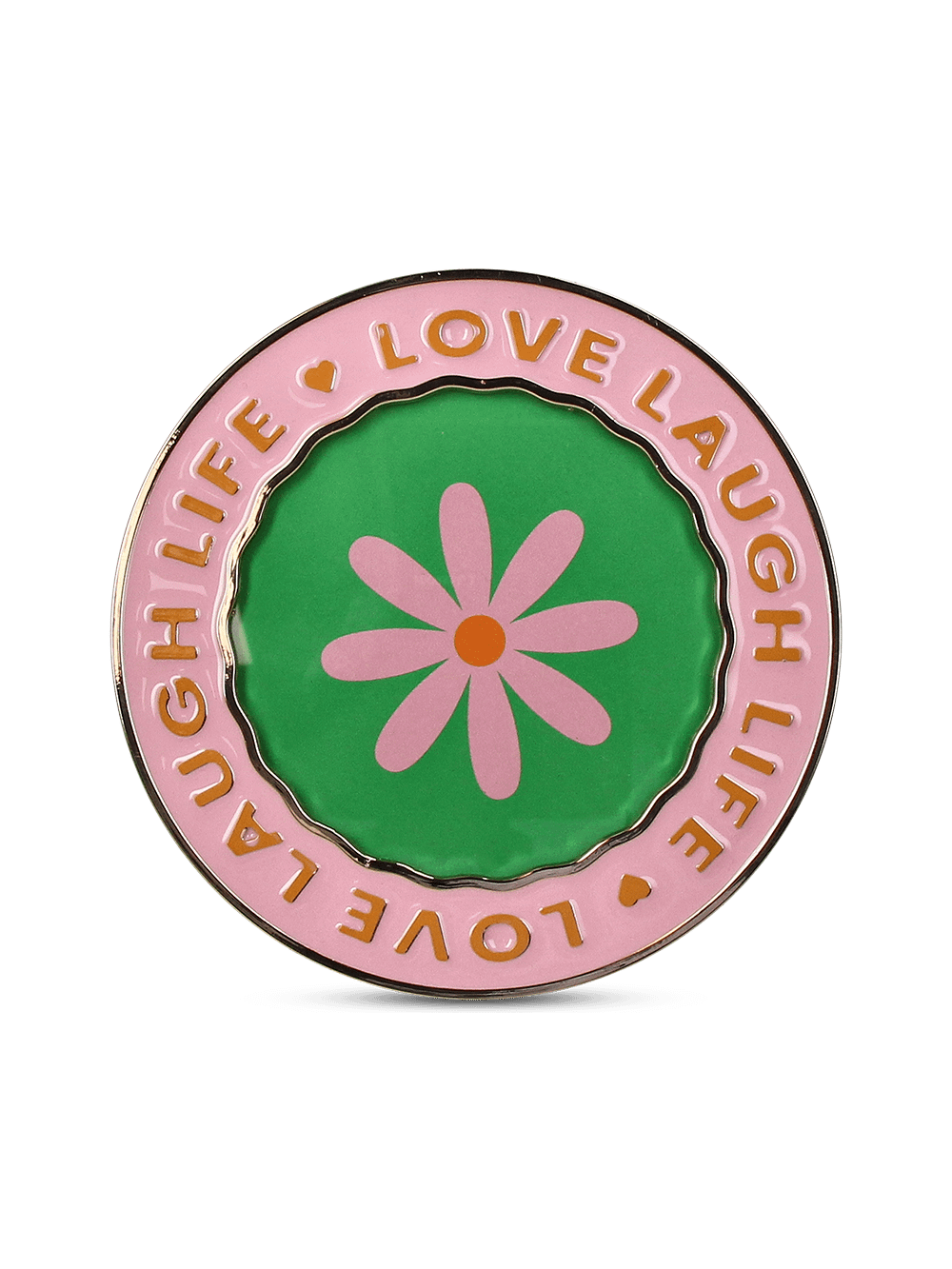 Fotokader LOVE LAUGH LIFE Rond 10x10 cm