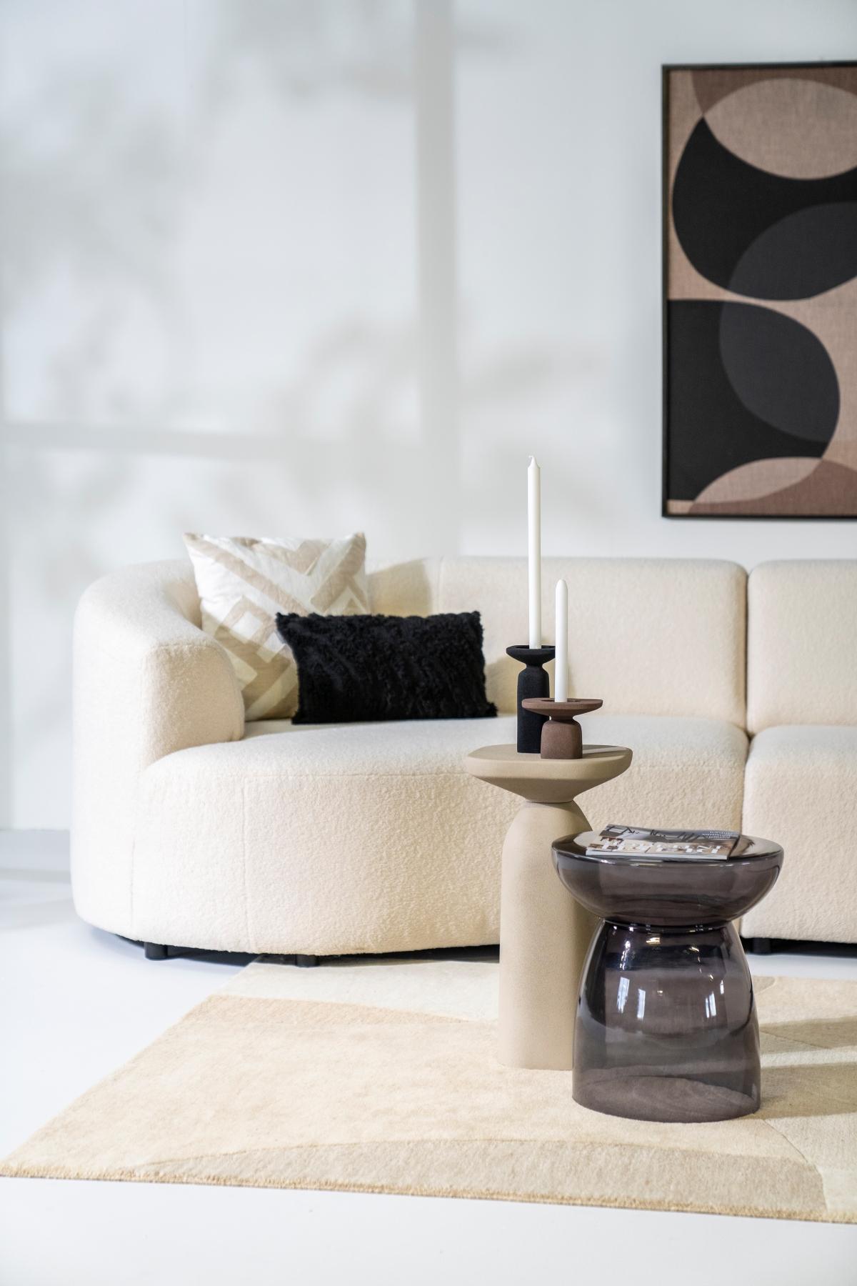 Kandelaar SQUER Alu Zwart M