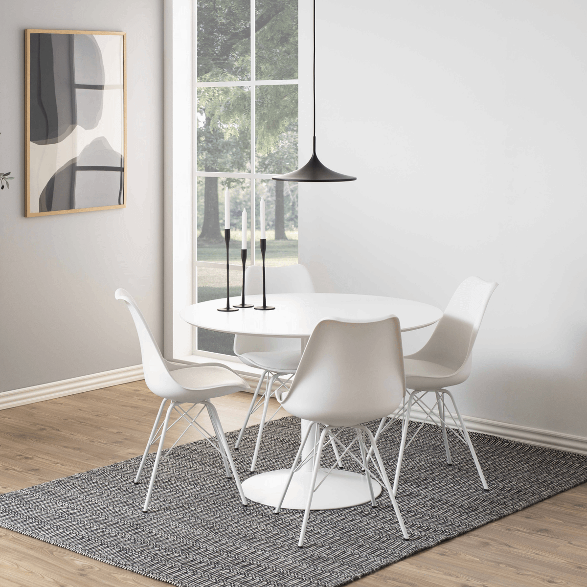Eettafel LUTOR White Ø110
