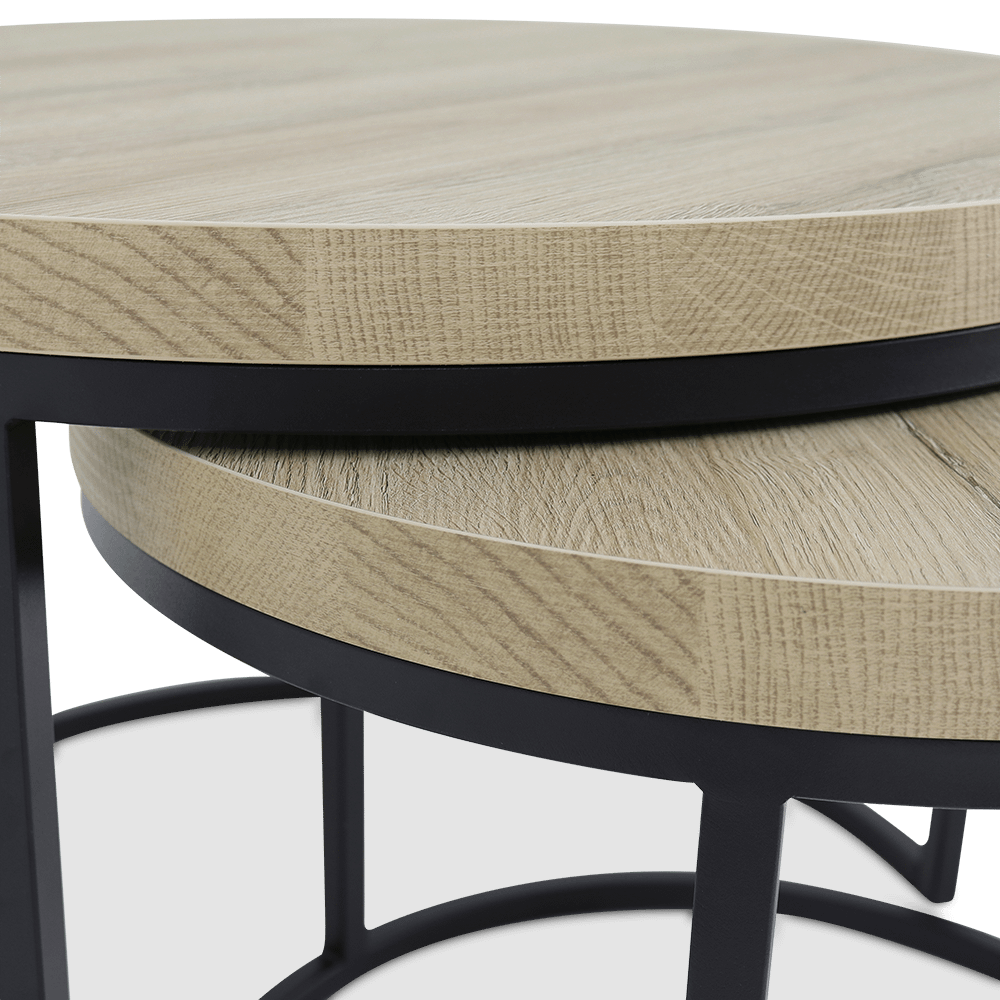 Salontafel Set van 2 SIGNA French Oak