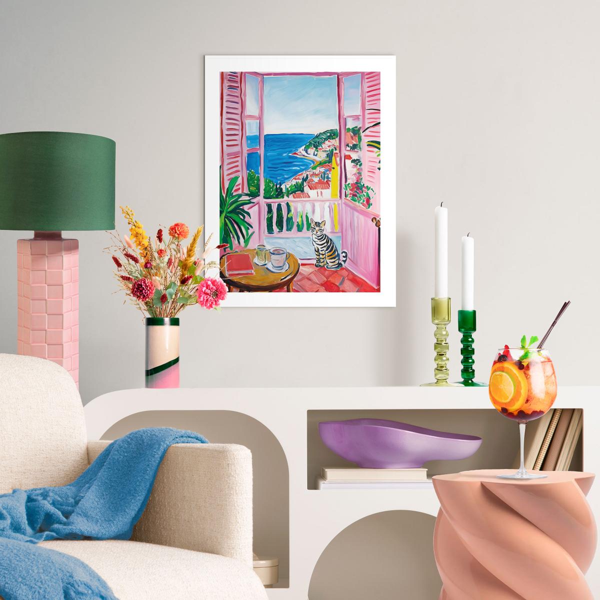 Slim Frame Wit BALCONY HOLIDAY