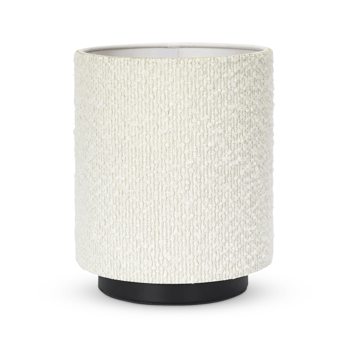 Tafellamp BOUCLIZ Laag Zwart/Kap Beige