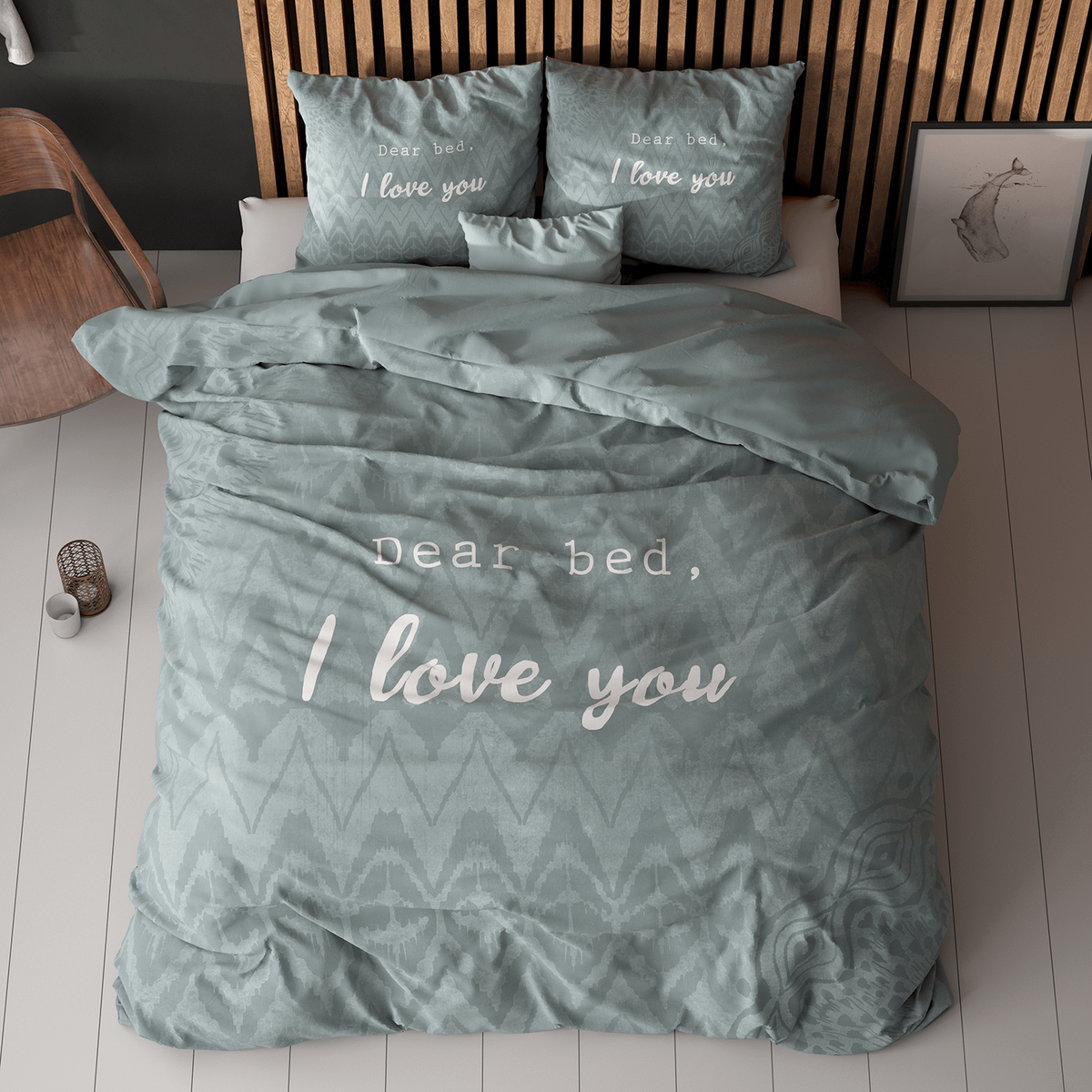 Dekbedovertrek DEAR BED 200 Groen