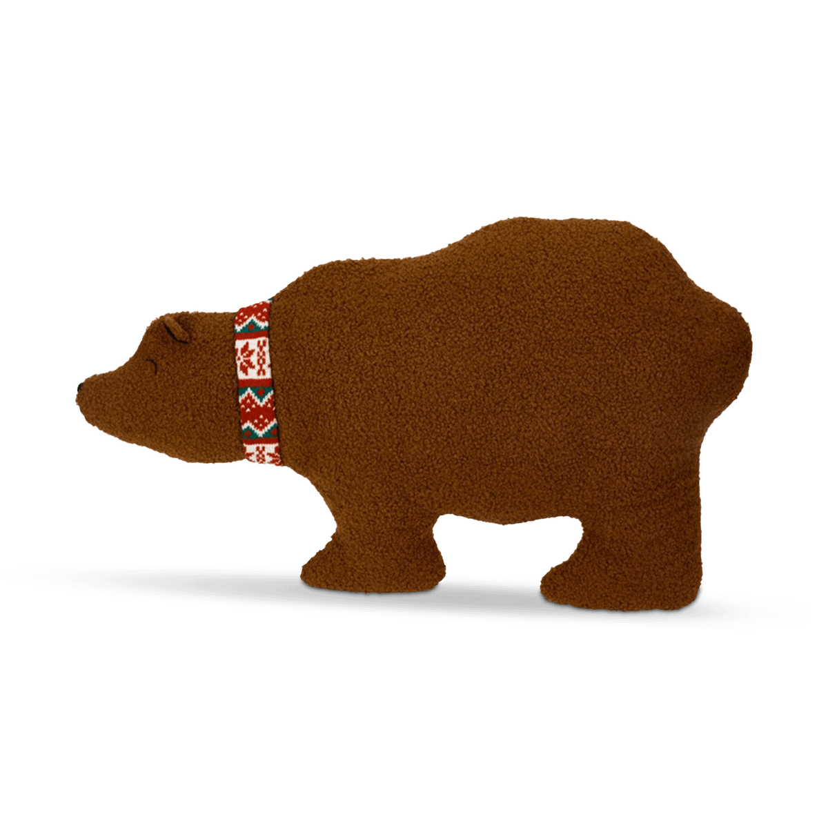 Kussen ICEBEAR Ijsbeer Bruin/Wit Ass.