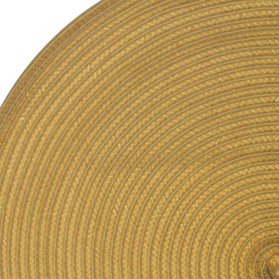 Placemat BRAID Rond Oker Placemat BRAID Rond Oker